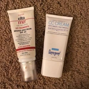 Lot of 2- high end brand tinted sun protection!